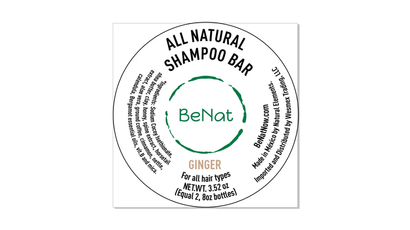 Eco-Friendly All-Natural Shampoo Bar - Plastic-Free